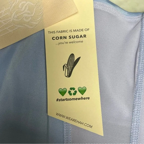 NWT FREE PEOPLE x HAH Knock Out Corset boudoir Top Size XL Blue Periwinkle - Picture 8 of 12